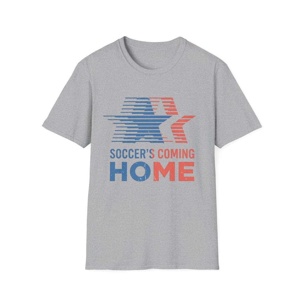 Soccer's Coming Home T-Shirt — Retro Star Football Fan Tee